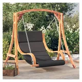 vidaXL Hollywoodschaukel Grau 3-Sitzer