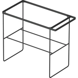 Duravit DuraSquare 86,5x45cm, bodenstehend, schwarz matt