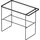 Duravit DuraSquare 86,5x45cm, bodenstehend, schwarz matt