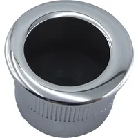 Marchesi Stirnziehgriff Einlassmaß ø 25 mm, Aluminium verchromt