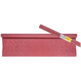 IDENA 417505 - Papiertischdecke Rolle 100 cm x 10 m, Tischtuchpapier in Brombeer, abwischbare Tischdecke für Bierzeltgarnitur, Partys und Geburtstage