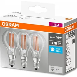 Osram LED Base Classic 4W E14 3er Pack (819733)