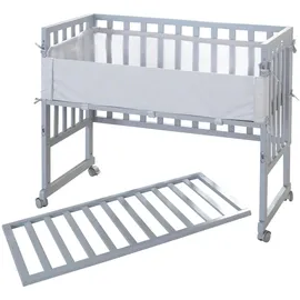 roba Beistellbett, taupe Holzwerkstoff, 45x90 cm, Babymöbel, Babybetten, Beistellbetten