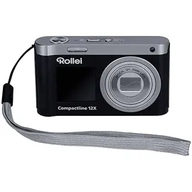 Rollei Compactline 12X Schwarz/Silber