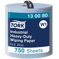 TORK Putztuchrolle Advanced 440 3-lagig blau, 750 Blätter, 1 Rolle