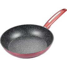 Schäfer Pfannen Hochwertiges Kochgeschirr – Für Perfektes Kochen und Braten Bratpfanne Ø24cm Metallic Red