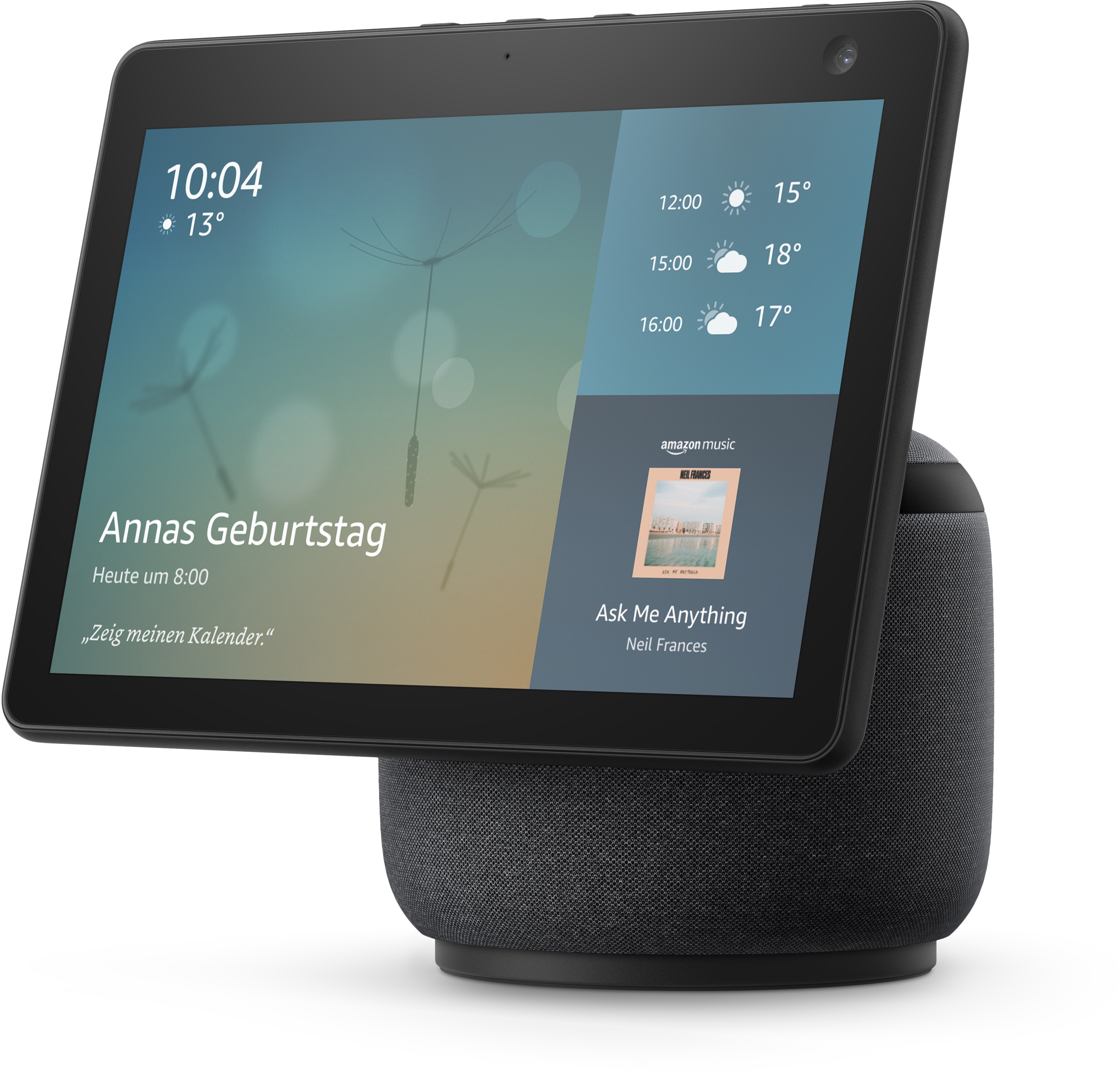 Echo Show 10 Hochauflösendes Smart Display, Anthrazit