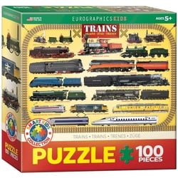 Eurographics 6100-0090 - Züge , Puzzle, 100 Teile