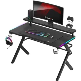 huzaro Hero 5.0 Gaming-Tisch Schwarz
