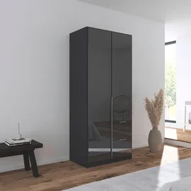 Rauch Drehtürenschrank »Kleiderschrank Kleiderschränke Schrank Garderobe AGORDO mit Glasfront«, (in zwei Griff-Farben mit Außenschubkästen, in 6 Breiten und 2 Höhen MADE IN GERMANY