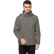 Jack Wolfskin Stormy Point Regenjacke Herren Schwarz L