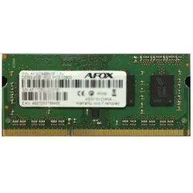 AFOX AFSD38AK1P Speichermodul 8 GB 1 x 8 GB DDR3 1600MHz SO-DIMM