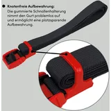 Baumarktplus 4x Spanngurt Zurrgurt Klemmschloss mit Gummischutzkappe1 tlg 4 m x 2,5 cm 500 kg