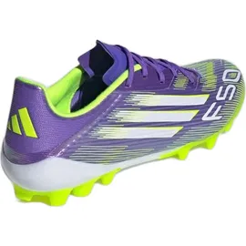 adidas F50 League AG Herren Purple Rush/Cloud White/Lucid Lemon 43 1/3