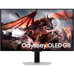 SAMSUNG Gaming-Monitor "S32DG800SU", G (A-G), silber, B:71,97cm H:41,47cm T:4,92cm, Monitore