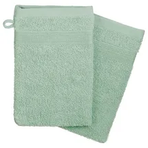 Atmosphera 2er-Pack Handschuhe 15 21 cm Baumwolle 450 g/m2 Celadon
