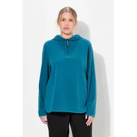 Ulla Popken Sweatshirt in dunkles petrol | Gr.: 46-48