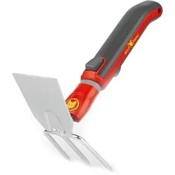WOLF-Garten LN-M/ZM 015, Drücken & ziehen, Trapez, Edelstahl, Grau, Rot, 7 cm