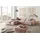 KAWOLA Sofa RANI Ecksofa Cord rosa Recamiere links - Rosa
