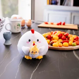 Legami Plüschtier Huhn 15 cm Rosa