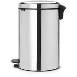 1 x Brabantia Treteimer ICON  Material: Brilliant Steel mit Kunststoffeinsatz