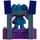 youtooz Mister Peeks Figur 12 cm - Lila/Pink/Mehrfarbig