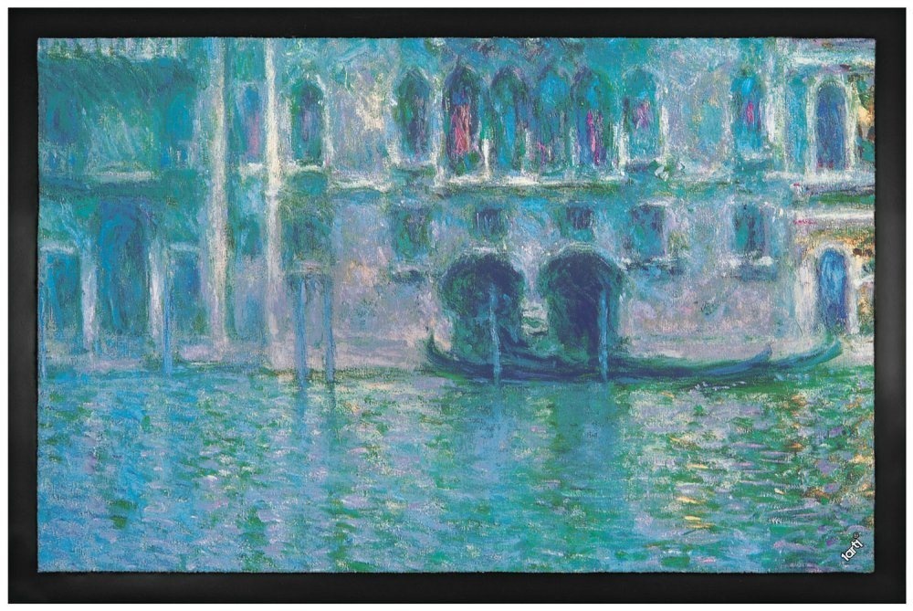 Fußmatte Claude Monet - Palazzo Da Mula Morosini in Venedig, 1908, 1art1, Höhe: 5 mm
