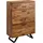 FineBuy Highboard 80 x 120 x 41,5 cm Braun