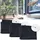 casativo Fliegennetz für Fenster 130 x 150 cm Schwarz