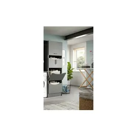 Möbel Kraft Frillensee Wäscheschrank 60 x 195 cm Grau