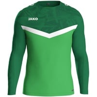 Jako Unisex Kinder Sweatshirt Iconic, Soft green/sportgrün 140