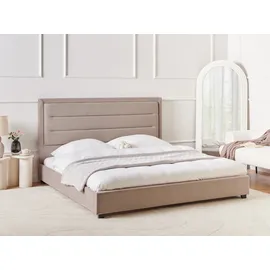 Beliani Rouen 180 x 200 cm Taupe