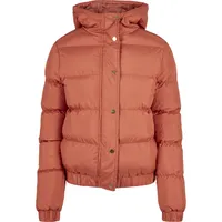 URBAN CLASSICS Hooded Puffer Jacke Red Pale S