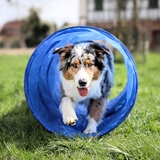 vabiono Hunde Agility Tunnel - Hundetunnel 55x150cm Spieltunnel Agilitytunnel Hundehöhle LZ