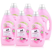 burti Wolle & Seide Feinwaschmittel 1,45L - Für flauschige Wolle (6er Pack)