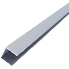 Dalsys Fliesenschiene U-Profil 2,5m x 25mm, Edelstahl gebürstet