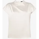 Zero Satin-Bluse mit Kragen 40, Eggnog - 40
