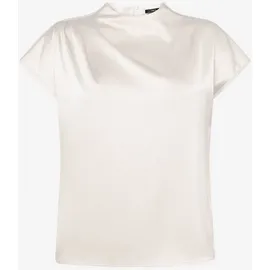Zero Satin-Bluse mit Kragen 40, Eggnog - 40