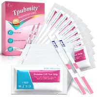 50 Stück Ovulationstest Streifen,Ovulation Test Strips für Eisprung,Fruchtbarkeitstest für Frauen zur Bestimmung des Eisprung,Kinderwunsch Ovulationstest,Speziell für Frauen Entworfen
