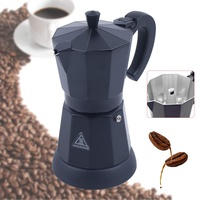 SHZICMY 300ml Elektrische Kaffeemaschine für 2-6 Tassen (5 min zuzubereiten) Espressokocher Mokka Kanne Coffee Pot