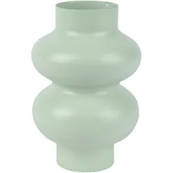 Decoris Vase 19cm Metall Blumenvase Metallvase Tischvase Blumen Dekovase Tischvasen Gastronomie Tischdeko Hochzeitsdeko Vasen Grün