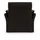 DOMO collection Sessel Pina Mikrofaser 99 x 95 x 88 cm Braun
