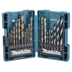 Makita B-49432 Bohrer-Set 18-tlg. Holz/Metall/Stein
