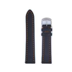 Sinn Leder Rindslederband 20mm/18mm BL41201834001114403A - orangenen Nähten,schwarz