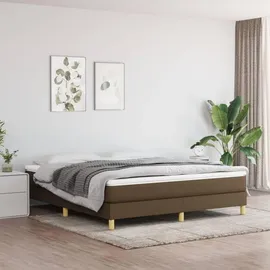 vidaXL Boxspringbettgestell 160 x 200 cm Dunkelbraun