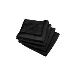 Mikrofasertuch Soft | 40x40 cm | PREMIUM+ | Ultraweiches, reißfestes Reinigungstuch Schwarz