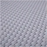 Haga Zaunblende 90 x 90 cm grau Rattan