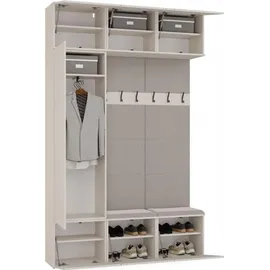Topeshop Garderobenset HAGA III 1S+2W Beige