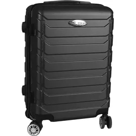 H4L Koffer Trolley Reisekoffer Hartschalenkoffer ABS Schwarz 38x23x55cm 4 Rollen