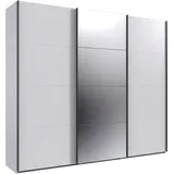 WIMEX Schiebetürenschrank Mugano 270 x 236 x 65 cm Schwarz/Weiß